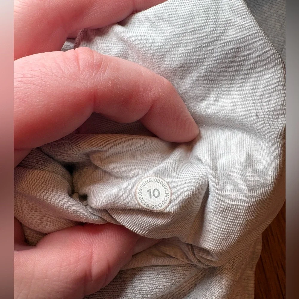 Lululemon‎ Scuba High-Rise Jogger Fleece Heathered Grey Size 10